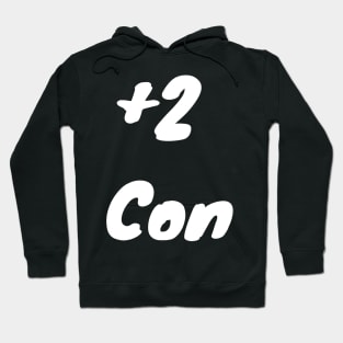 +2 Con Hoodie